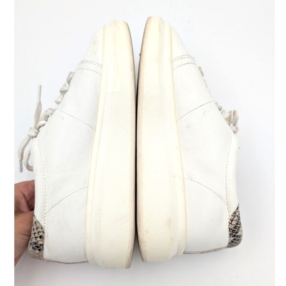 Linea Paolo Kelsey Platform Sneaker Women’s White Snakeskin Size US8.5M EU39 - Picture 11 of 11
